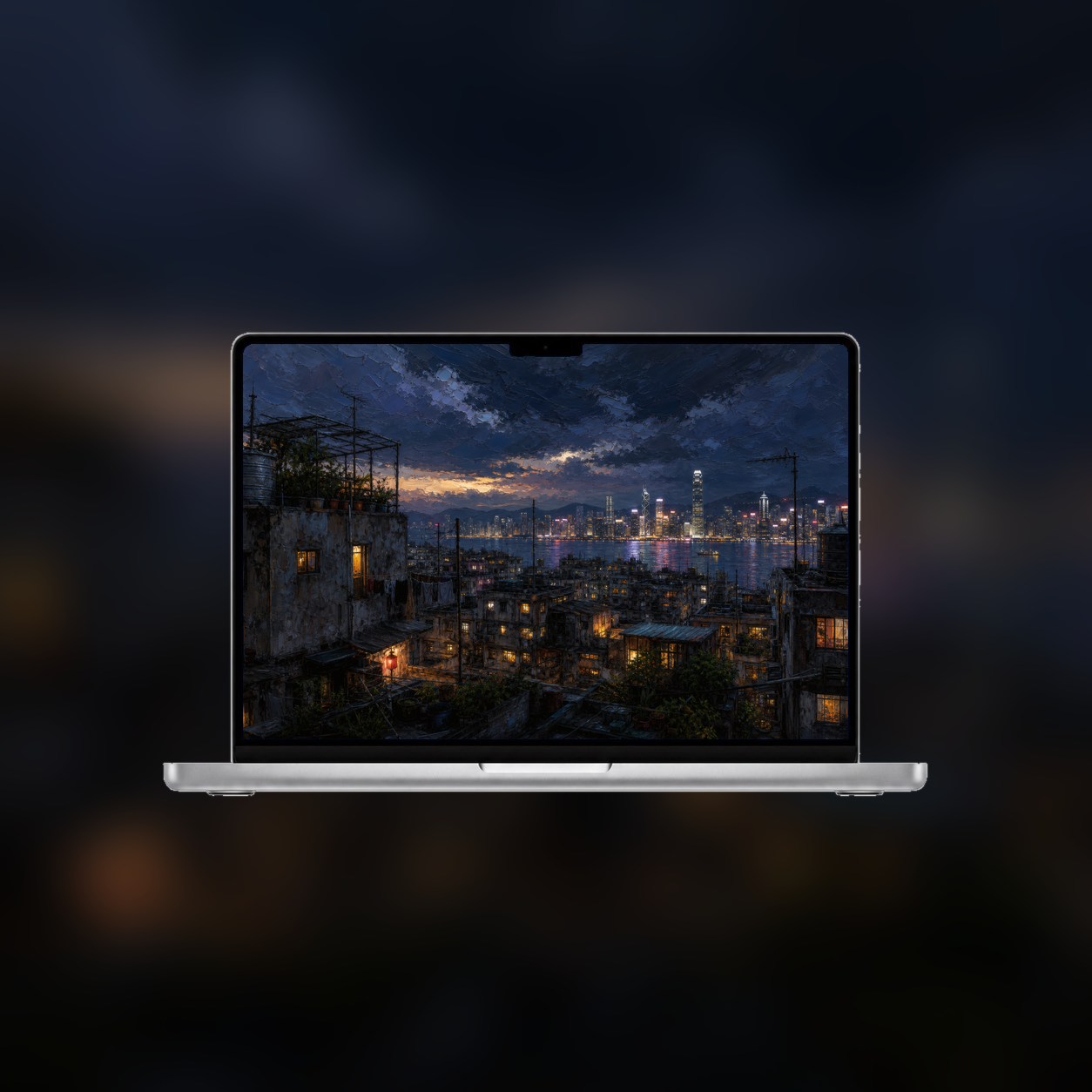 KOWLOON ROOFTOPS displayed on a MacBook